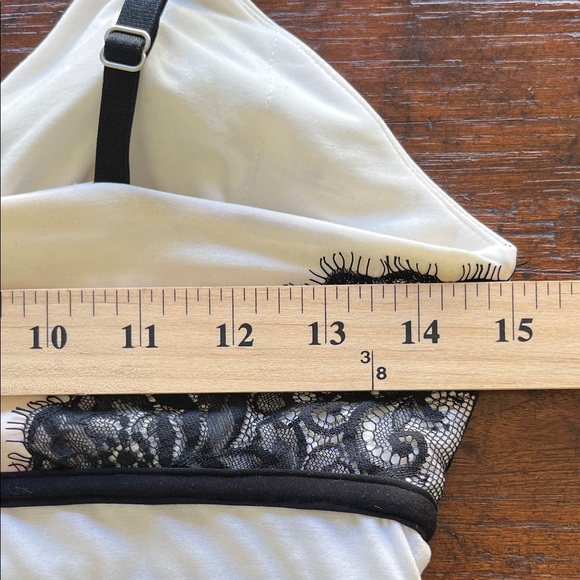 Soma Black and White w Lace and Jewel Detail Pajama Set Sz M - Picture 10 of 14